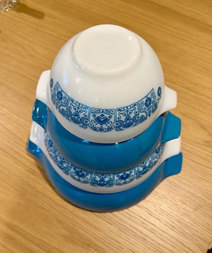 Vintage pyrex horizon blue - horizon,