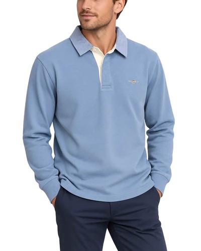 Gant herren heavy rugger blue - gant,